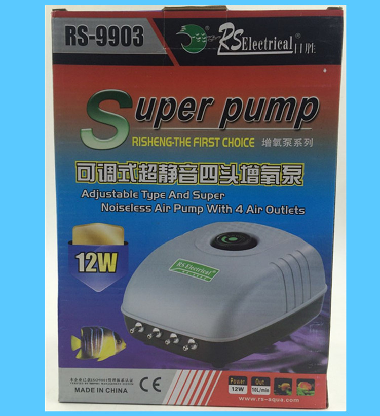 Wholesale Risheng high-end air pump RS-9902 oxygenation pump from aquarium tank manufacturer pic 36