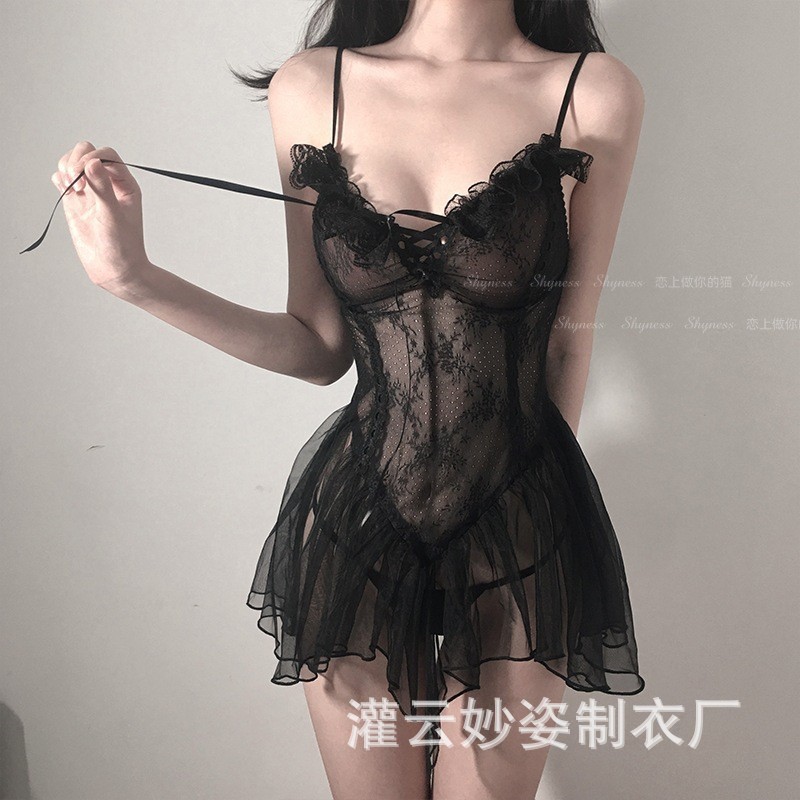 性感情趣内衣透明睡衣性趣调情制服诱惑挑逗用品激情套装透视7001详情2