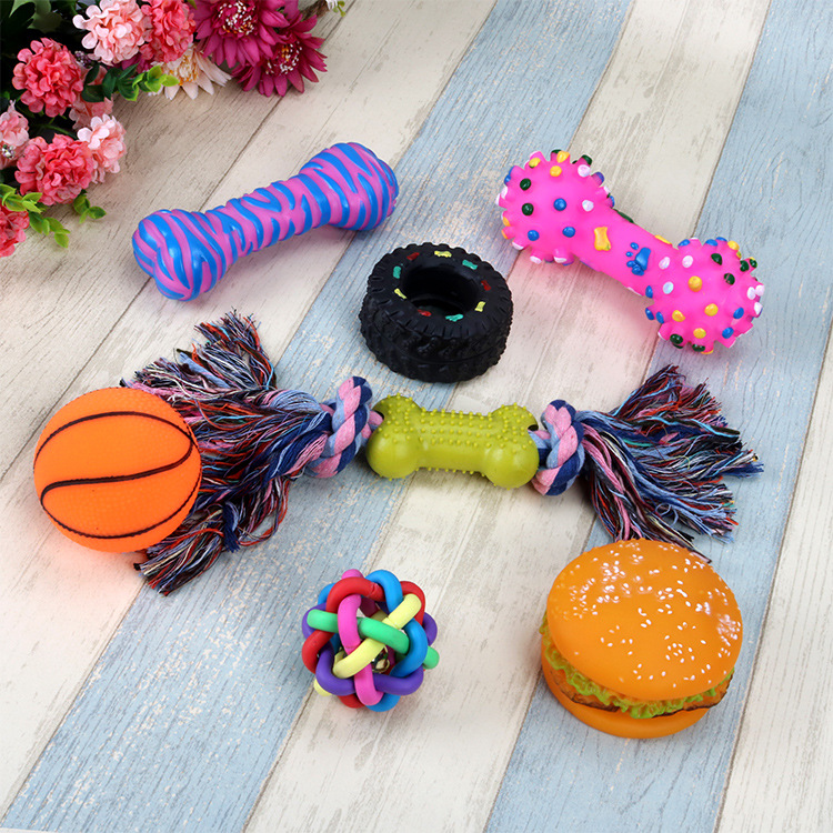 Xuan Ding Wang pet Dog toys, durable teething Teddy Golden Retriever puppies, puppies, vocal dog toys, ball supplies pic 3