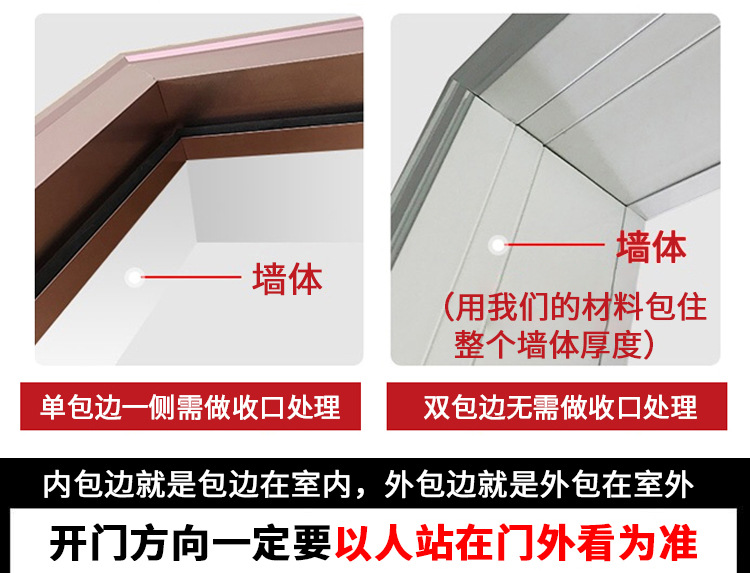 Bathroom door, kitchen door, bathroom door, toilet door, aluminum alloy door, waterproof double-layer tempered glass door, swing door pic 7