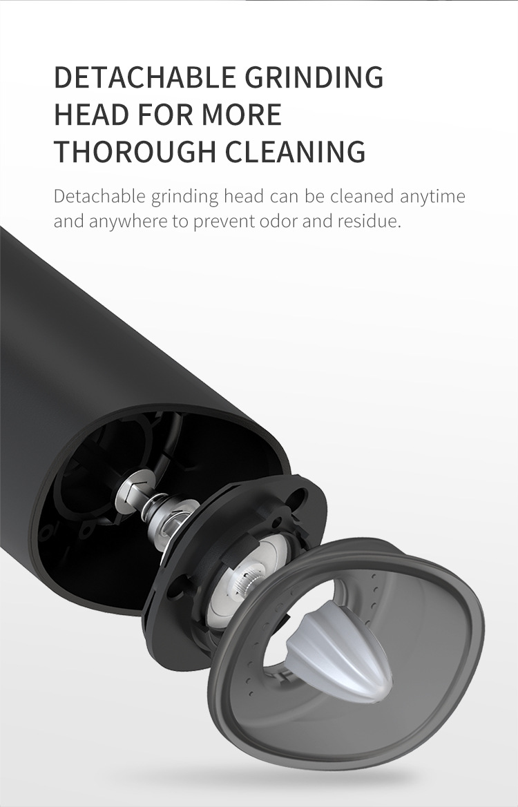 新款研磨器家用黑胡椒海盐研磨器创意重力感应式电动研磨器批发详情11