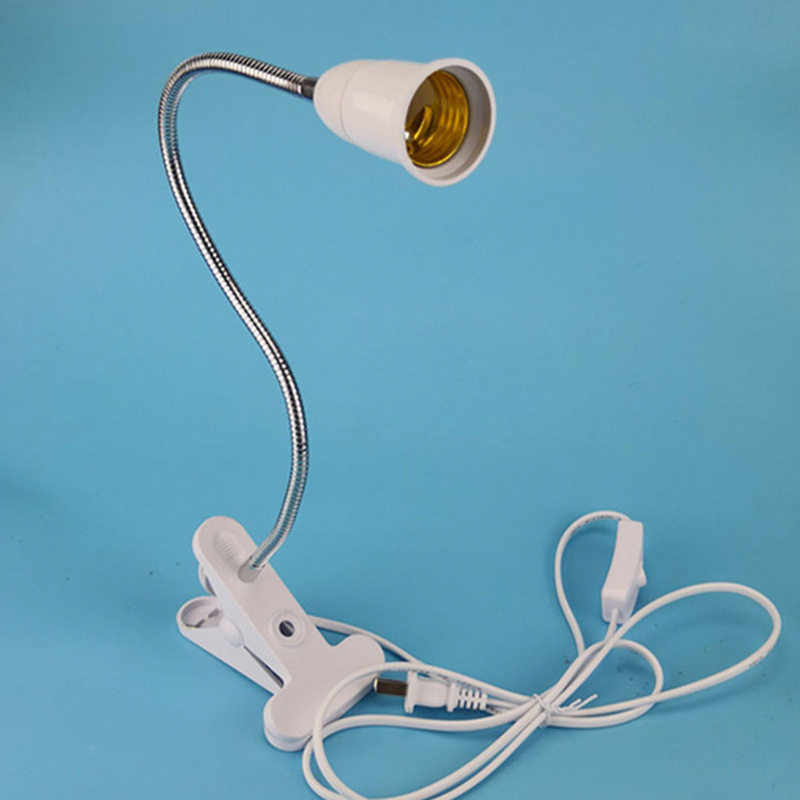 53CM flexible hose universal clamp lamp holder E27 with switch lamp head Bedside table lamp, plant multi-functional supplementary light pic 9