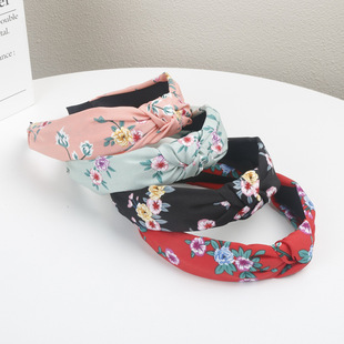 女时尚气质洗脸发卡发箍 ins新款百搭网红压发宽边蝴蝶结头箍发饰详情9