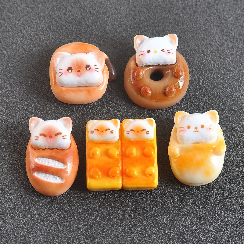 New diy small accessories for food and play refrigerator stickers, versatile resin accessories, fashionable cartoon and cute stickers pic 8