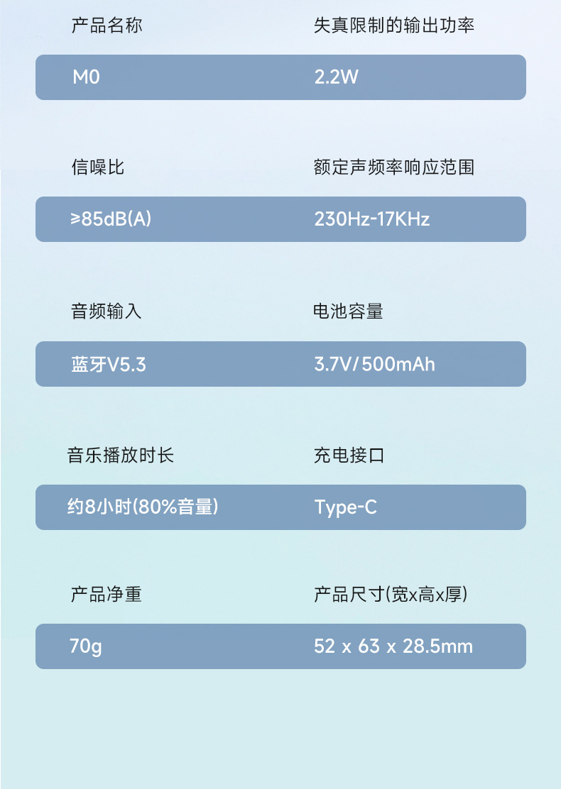 EDIFIER漫步者M0无线蓝牙音箱高音质低音炮迷你小音响户外小型详情16