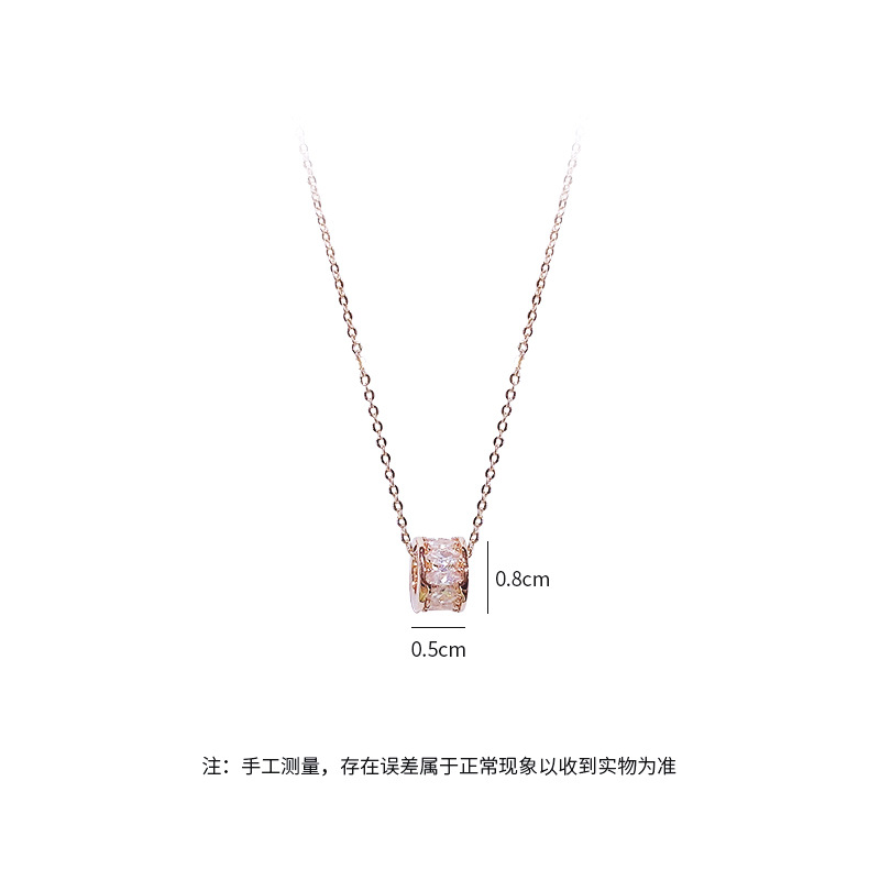 The micro-inlaid zircon waist necklace is light, luxurious, charming, simple, fashionable and versatile. It is a delicate collarbone chain for women pic 22