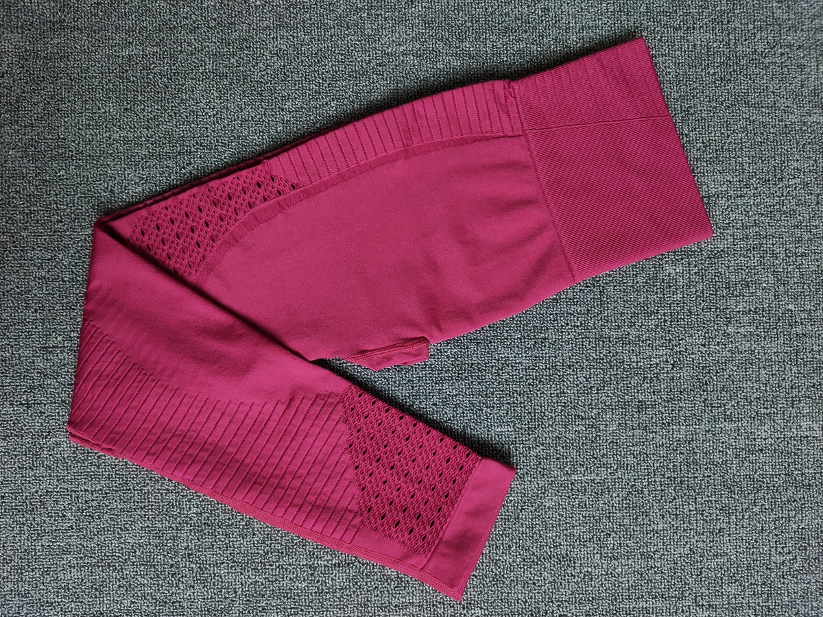 In-stock shark, popular seamless knitted peach-buttock yoga pants, fitness pants, and sexy peach-buttock leggings in Europe and America pic 2
