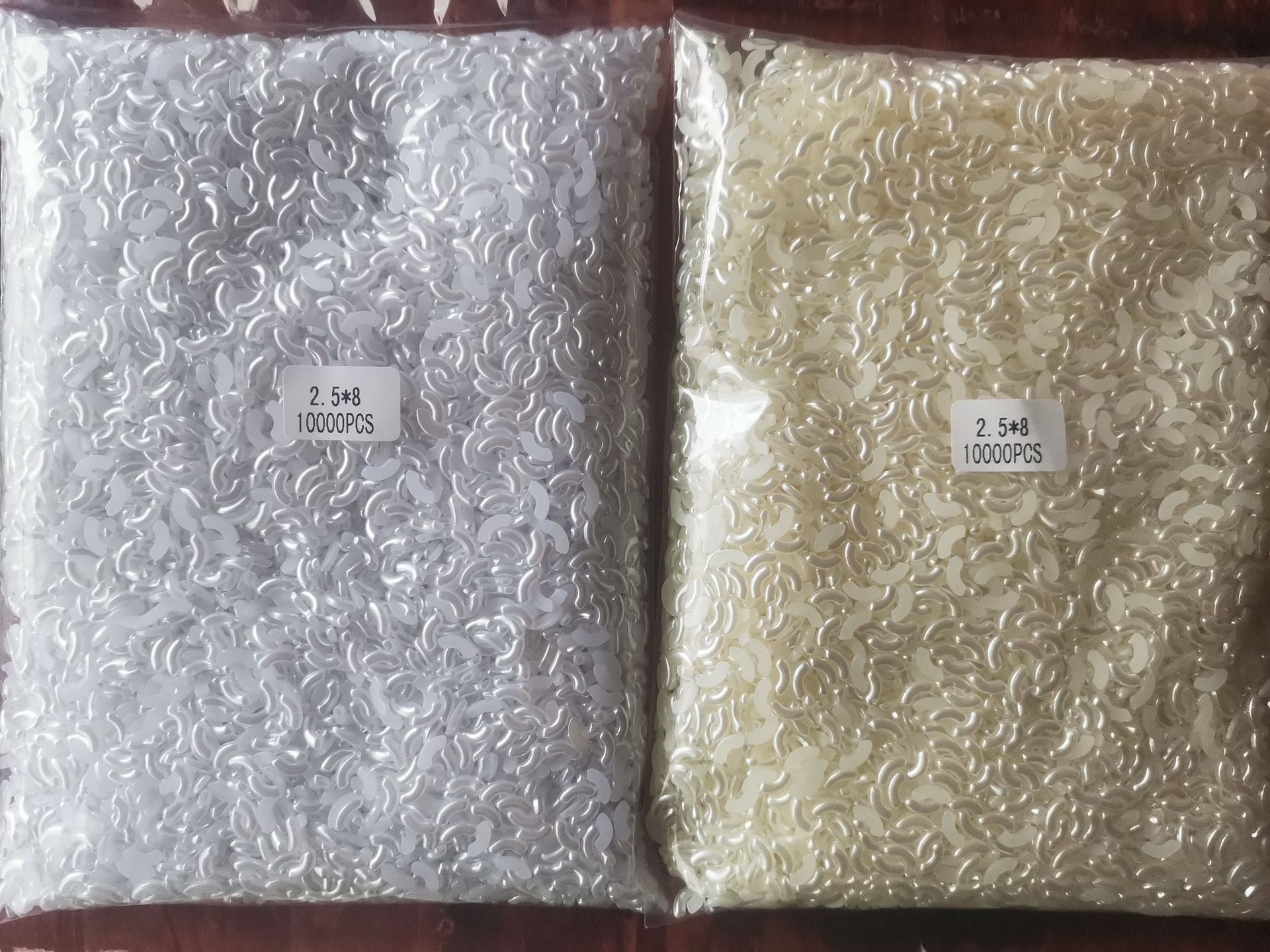 Wholesale of popular nail art accessories: Jelly mini ab color Moon resin flat bottom colorful irregular-shaped diamond nail art diamond pic 16