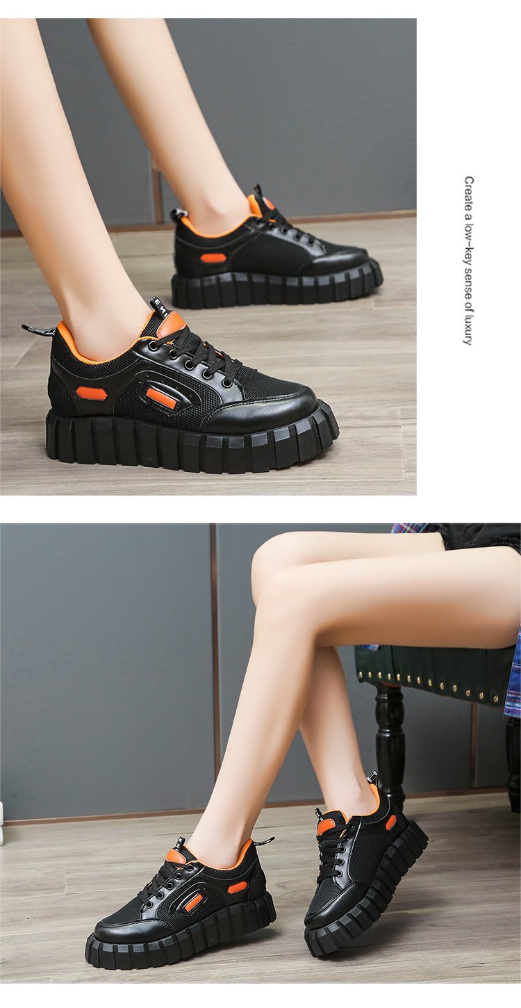 跨境外贸大码2021秋季新款街头时尚潮流圆头厚底女式休闲板鞋单鞋详情14