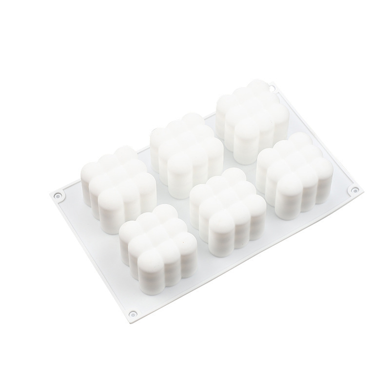 6连魔方硅胶模具DIY魔球香薰蜡烛磨具创意烘焙慕斯蛋糕模巧克力模详情10