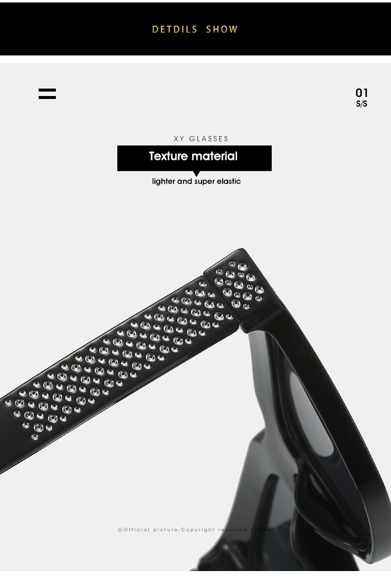 欧美连体镜片一字镶钻太阳镜高级感轻奢百搭眼镜户外遮阳派对墨镜详情13