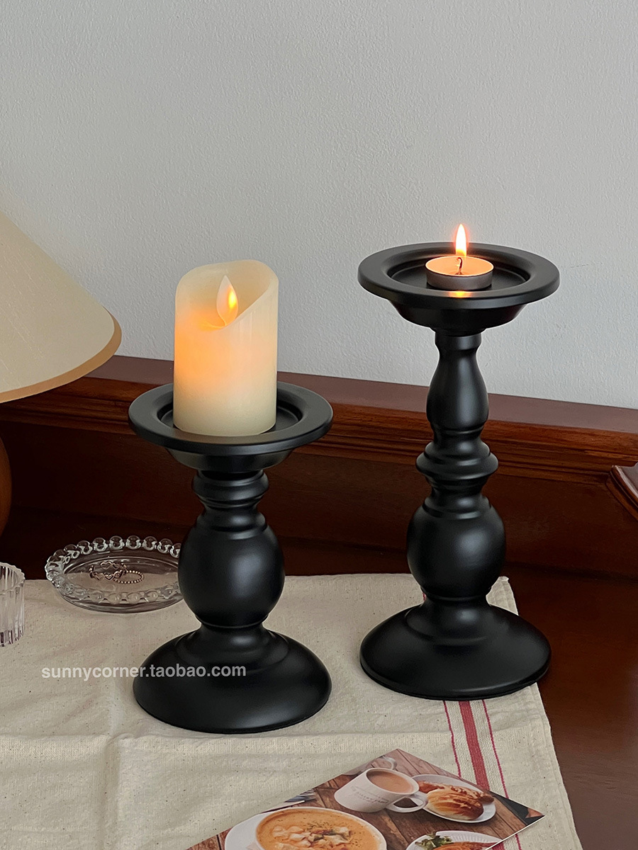 Modern and simple desktop decoration, ins small glass vase, black retro and high-end style, living room flower arrangement home decoration pic 3