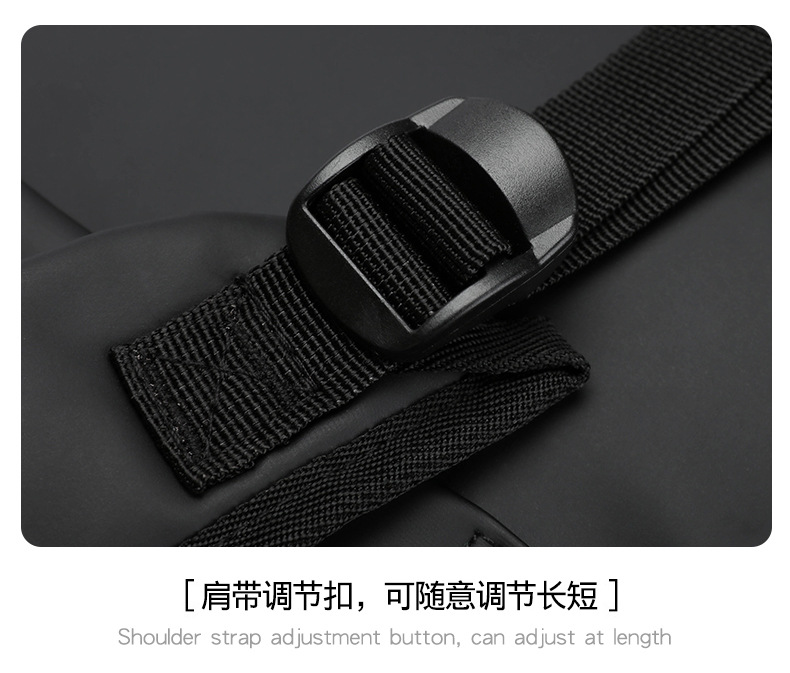 新款时尚潮流双肩包黑色大学生书包休闲大容量男士旅行电脑背包详情28