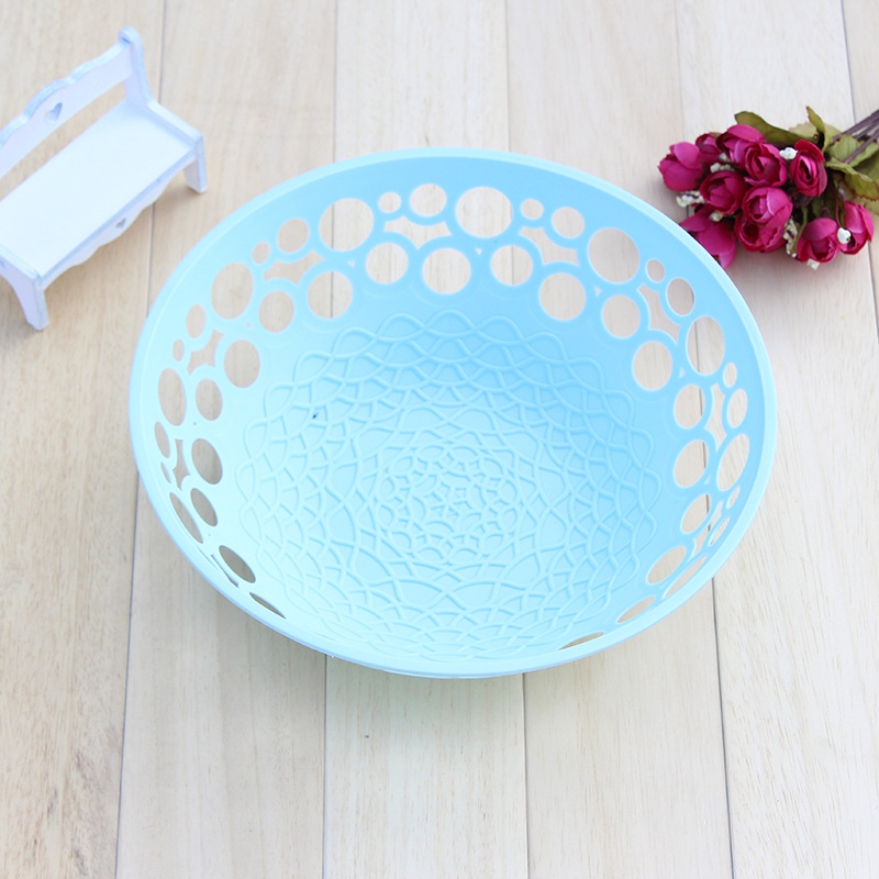 Creative candy-colored fruit plate, plastic fruit plate, candy plate, 2-yuan general merchandise floating pic 8