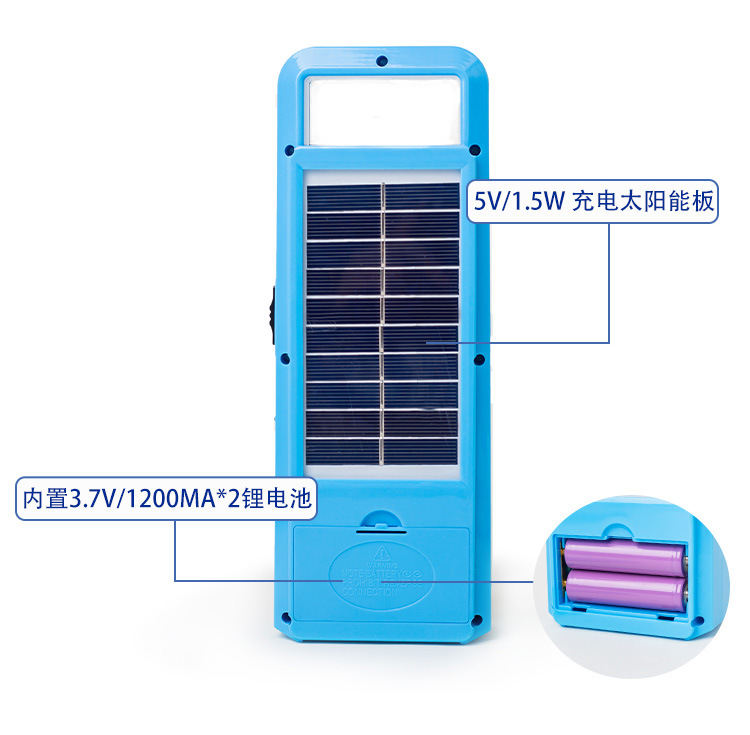 The HB7028 integrated solar lamp, portable household outdoor floodlight and searchlight, is a bestseller in cross-border foreign trade pic 3