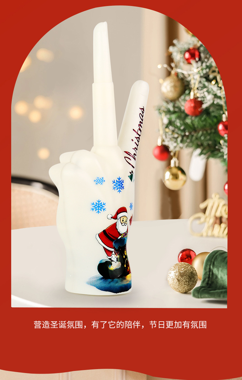 跨境儿童玩具圣诞手指趣味解压伸缩圣诞节搞怪创意玩具万圣节礼物详情5