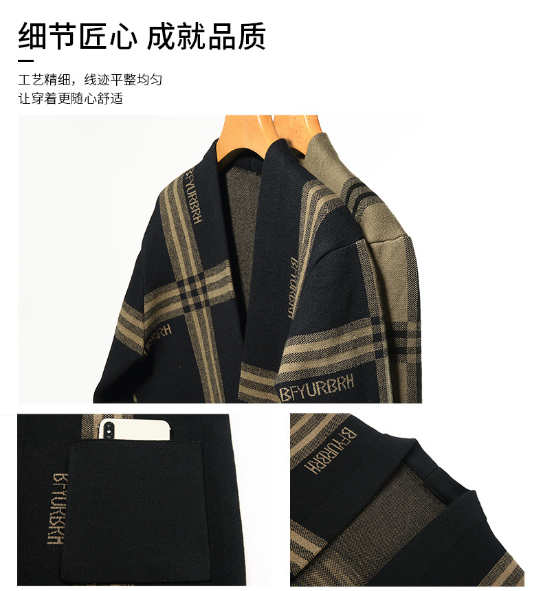 Nuevo 2022 abrigos hombre otoño coreano tendencias jersey jerseys cardigan chaquetas casual hombre tops suéter hombre pic 5