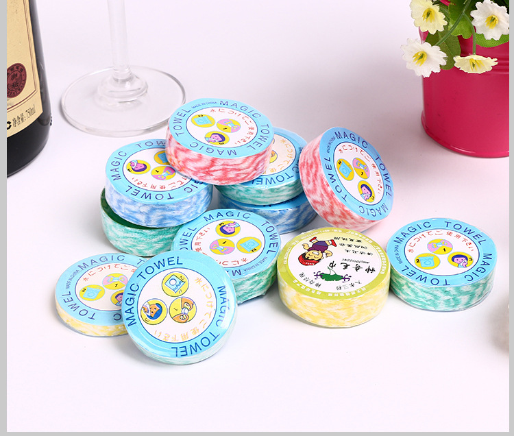 Disposable compressed towels are portable outdoor travel products with soft cotton quality pic 9