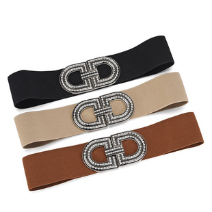 Carefully selected Korean-style hollowed-out punk casual belt for women, fashionable star eye decoration, double-row belt for women pic 15