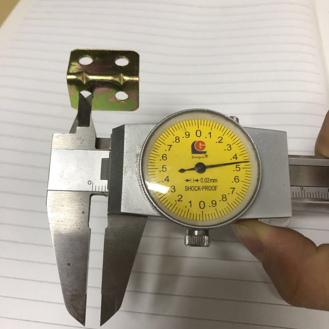 Produce iron Angle codes, L-shaped straight Angle codes, four-hole Angle codes, Angle code connection parts, layer boards, drag furniture hardware pic 5