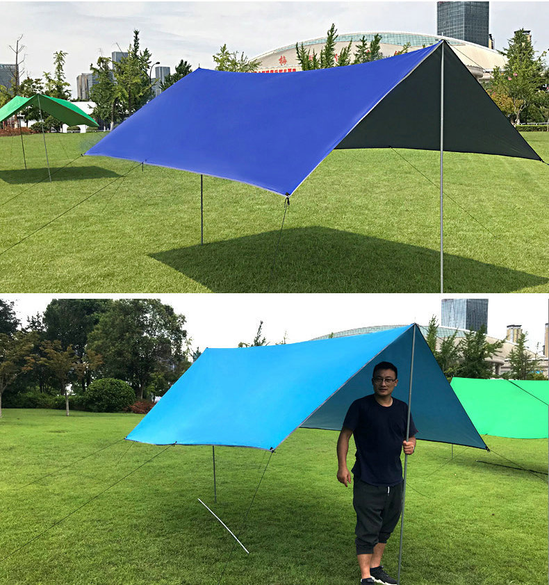 Tianshan Camel outdoor canopy camping portable multi-color silver-coated canopy, outdoor multi-person picnic sunshade canopy tent pic 6