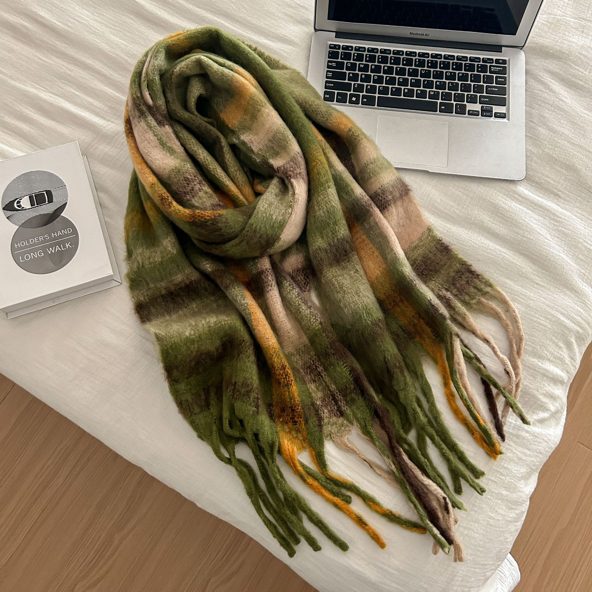 格子围巾女秋冬新款百搭保暖围脖披肩围巾 韩版情侣围巾冬天爆款详情38