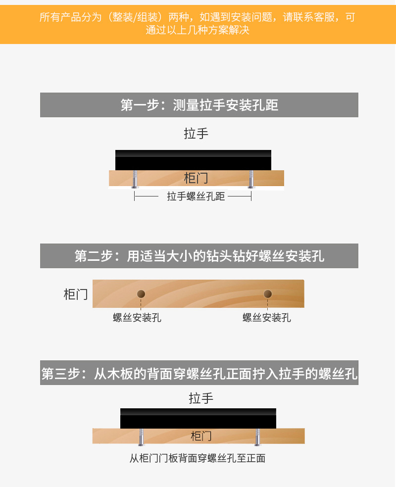 轻奢法式衣柜门黄铜拉手 现代简约橱柜门把手抽屉圆球形纯铜拉手详情16