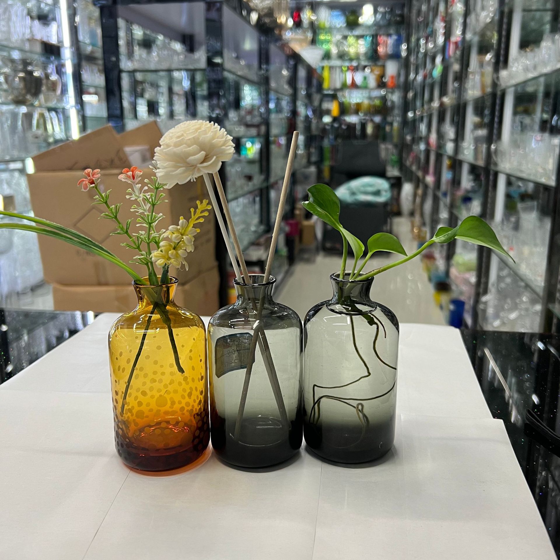 diy香薰容器自制香氛玻璃蜡烛罐杯家用扩香瓶摆件香薰瓶空瓶摆件详情6
