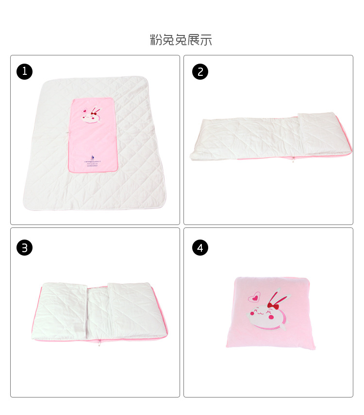 In-stock stock of plush pillows, cartoon Big white embroidered dual-purpose plush pillows, suitable for various uses in cars and offices, plush blankets pic 29