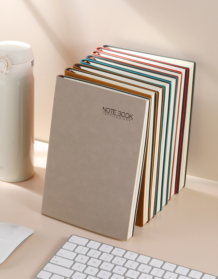 创意日记本a5加厚记事本套装 b5本子订制 商务笔记本定制可印logo详情24