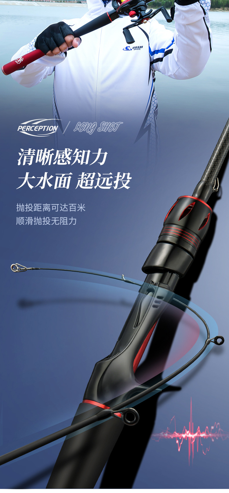 加工定制鱼竿路亚竿套装枪柄水滴轮直柄纺车轮翘嘴黑鱼鲈鱼马口竿详情7