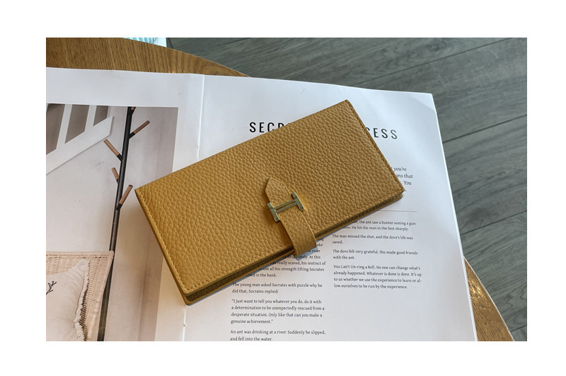 长款真皮女士钱包2024新款纯色大容量多功能折叠高档牛皮手机钱夹详情15