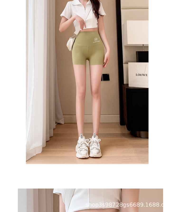 Yiwu three-part shark pants for women in summer are thin, belt-tightening, anti-leakage, and slimming when worn outside. They are large-sized, safety short pants with a base layer pic 24