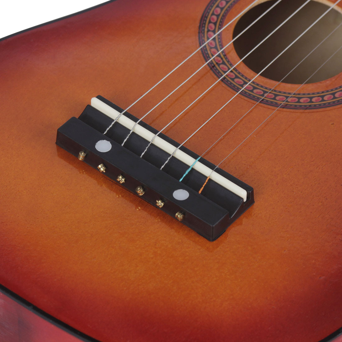 Factory direct sales of 25-inch small guitars, colored basswood, Brazilian toy guitars for beginners, six-string small guitars pic 8