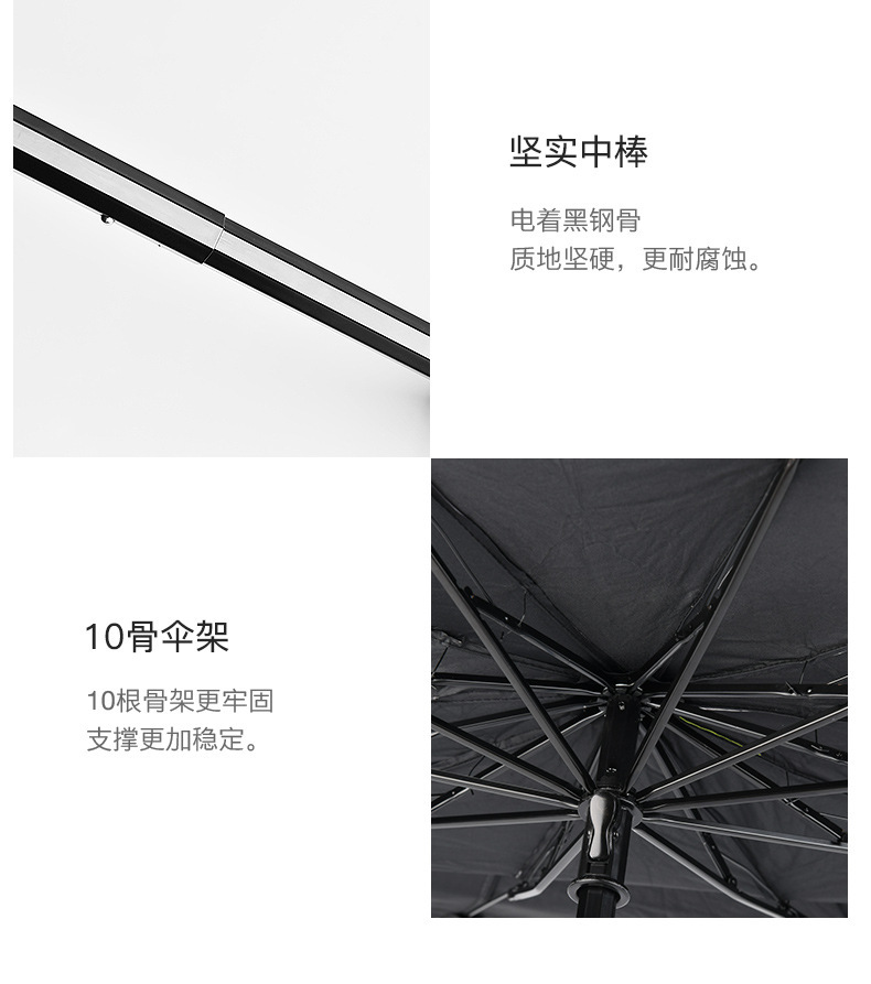 汽车遮阳帘车窗防晒隔热板伞式神器伸缩小车用前挡风罩玻璃遮光布详情10