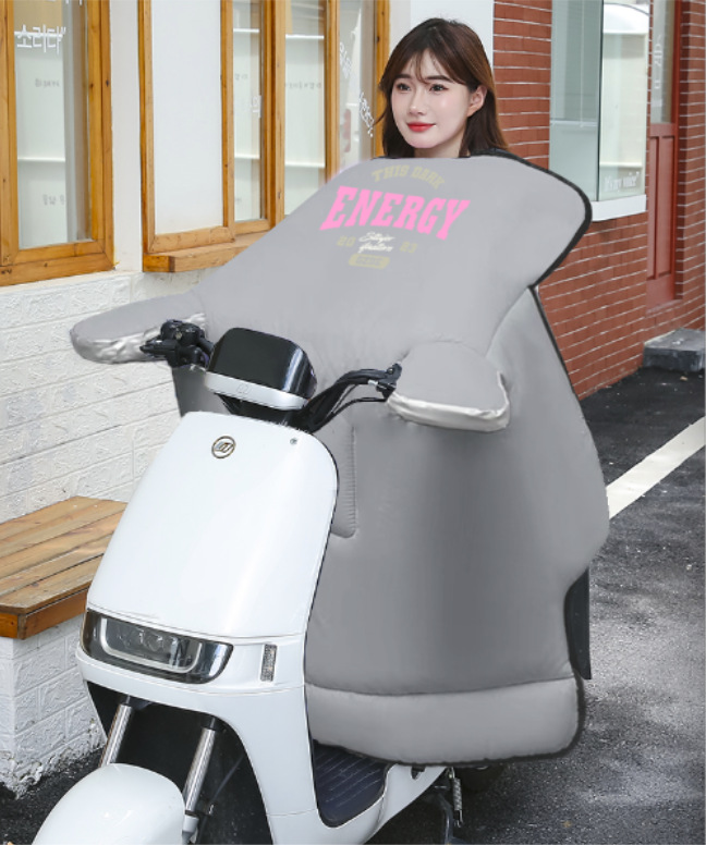 电动车挡风被亲子款冬季加厚防风罩摩托车通用挡风被护腿护肩罩详情18