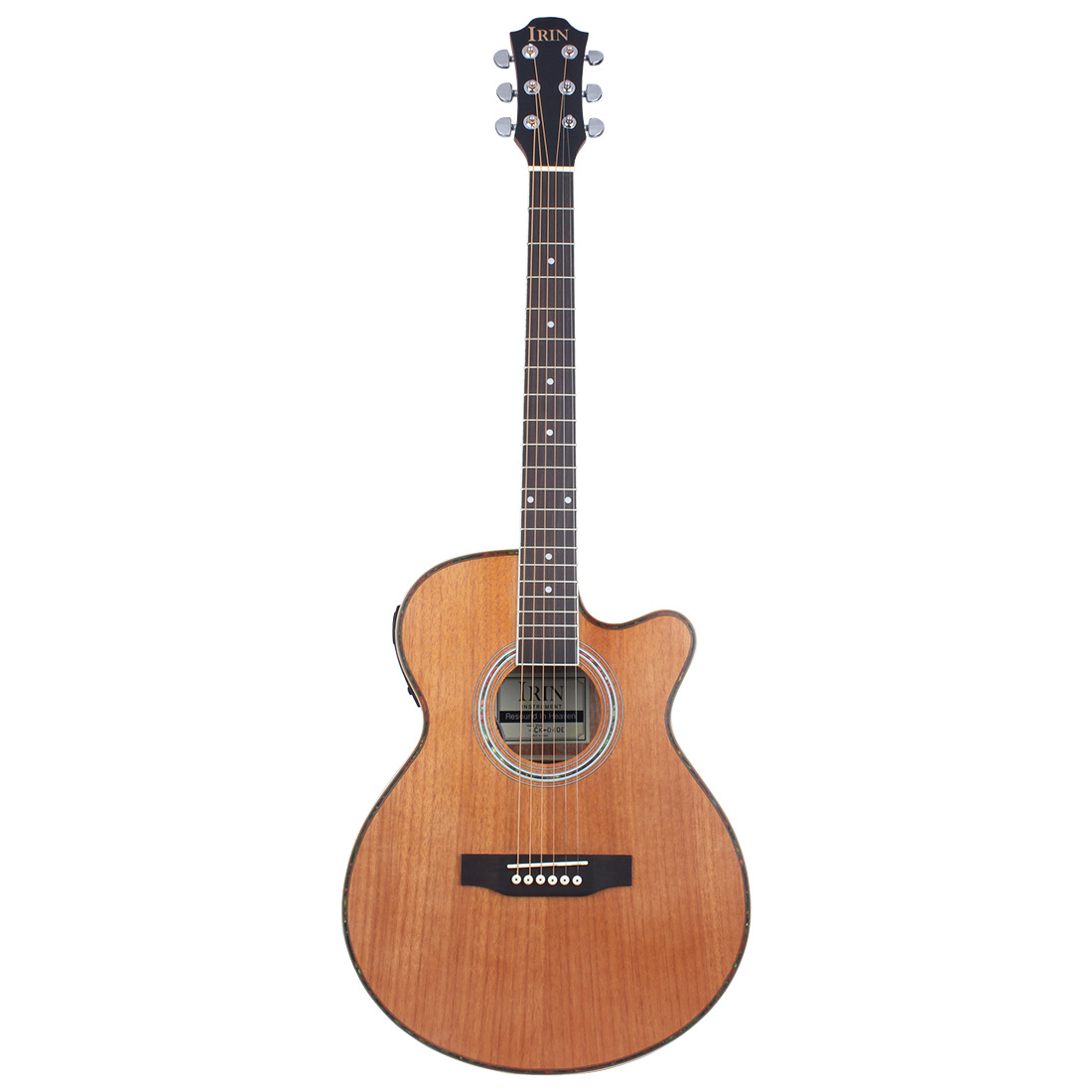 Wholesale IRIN 40-inch electric box acoustic guitars, full Sabri electric box corner guitars, EQ guitars, electric acoustic guitars pic 2