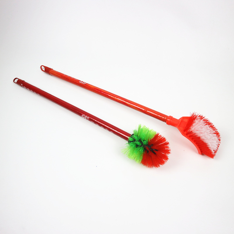 ok wooden handle toilet brush, round head and square head toilet brush, cleaning brush, Yiwu daily necessities cleaning tools pic 3
