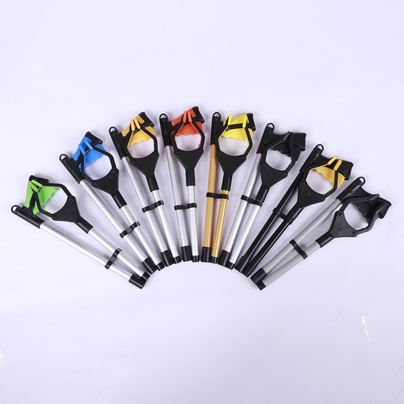 Foldable garbage collector for sanitation, cigarette butt picker, garbage collector, sanitary garbage tongs with magnets, garbage tongs pic 17