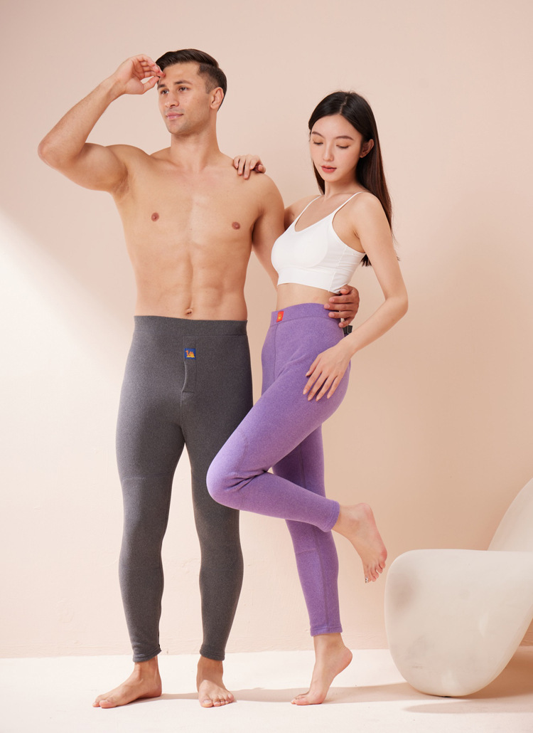 保暖裤女士加厚加绒棉裤冬季内穿棉毛裤男士羊羔绒驼绒打底裤秋裤详情33