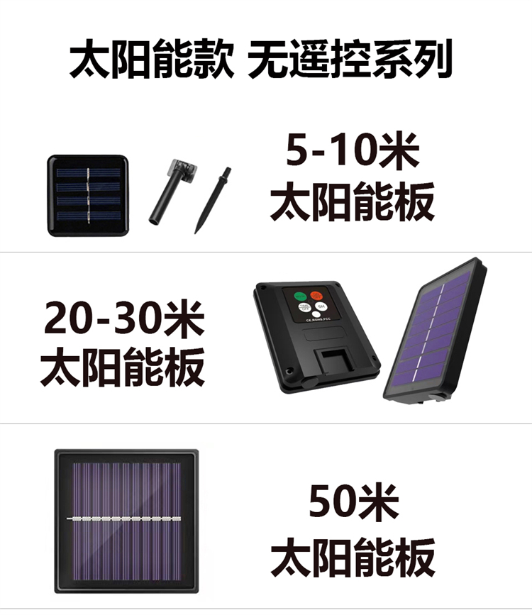 批发太阳能灯带皮线灯LED灯串户外防水彩灯庭院缠绕树灯闪灯装饰详情13