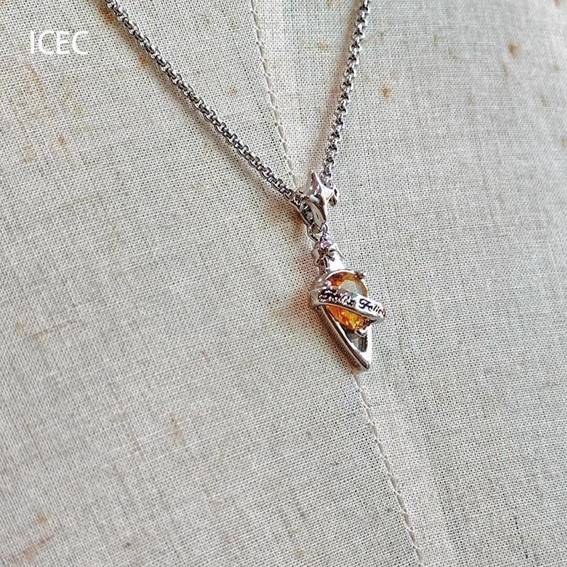 【 Harry Potter 】 Fuling Agent necklace, a niche, high-end and fashionable accessory with the same design, versatile collarbone chain pic 7