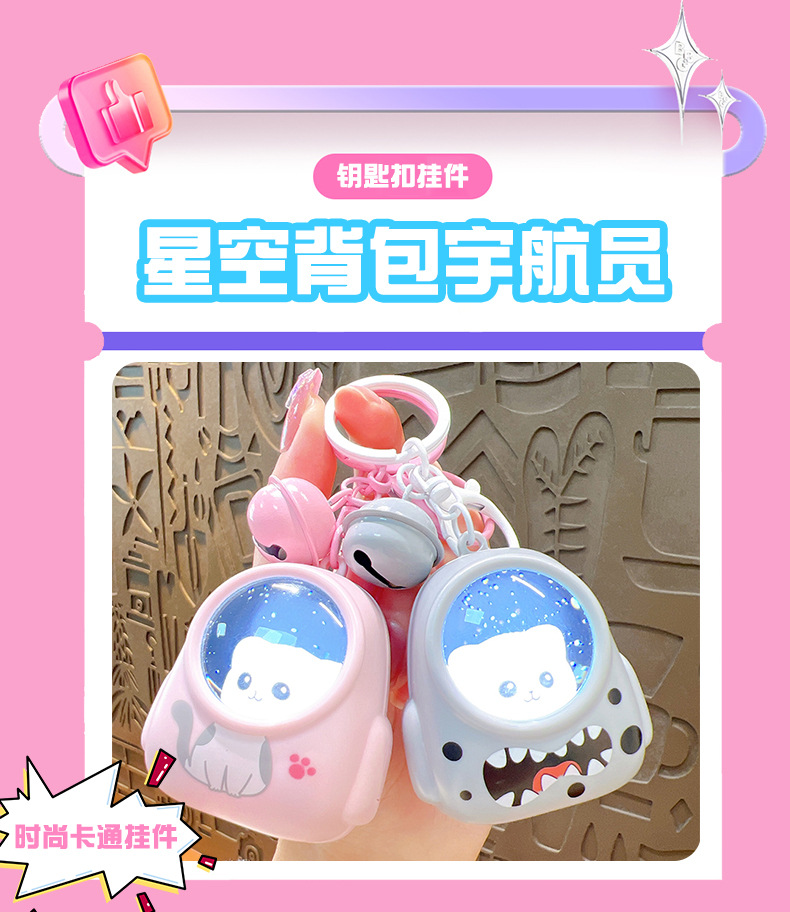 Cute little bear schoolbags, night lights, keychains, popular atmosphere lights, key chains, bags, pendants, claw machines, gift wholesale pic 1