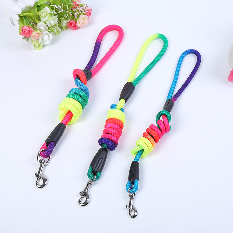 Pet chest and back straps, traction ropes, colorful round ropes, nylon handles, round ropes, rock climbing chest and back covers, wholesale pet supplies pic 8
