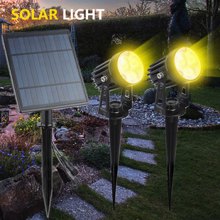 Cross-border new solar ground insert light, spotlight, outdoor ultra-bright waterproof lawn light, landscape garden and courtyard tree lighting light pic 12