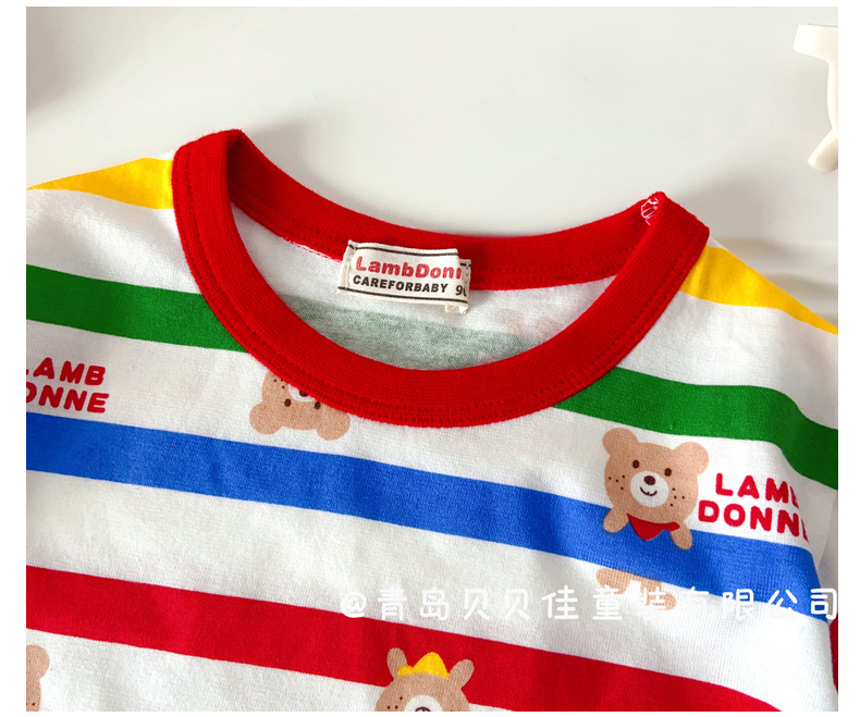 儿童短袖T恤日系Miki夏季薄款2025年女童短袖批发中小童外贸童装详情34