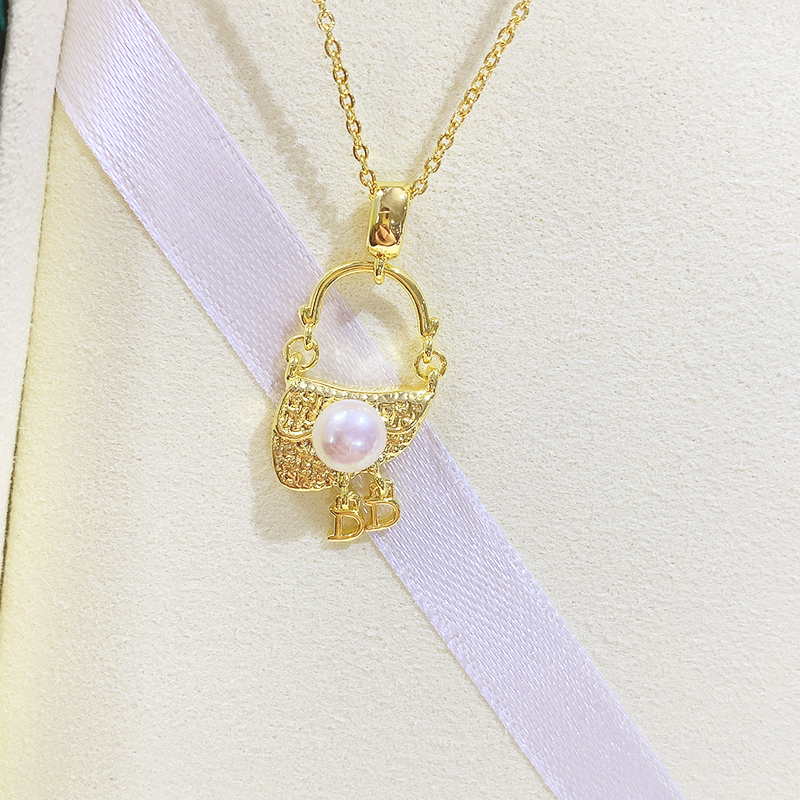 梵楚希14k铜镀金包包吊坠空托新奇特配件女王范吊坠diy手工半成品详情6