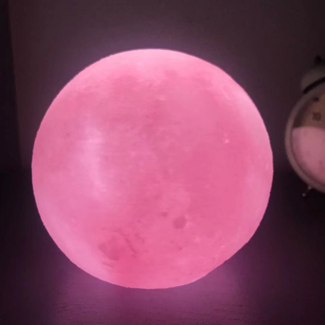 Bedside lamp in the bedroom, starry sky, moon, touch and pat night light pic 9