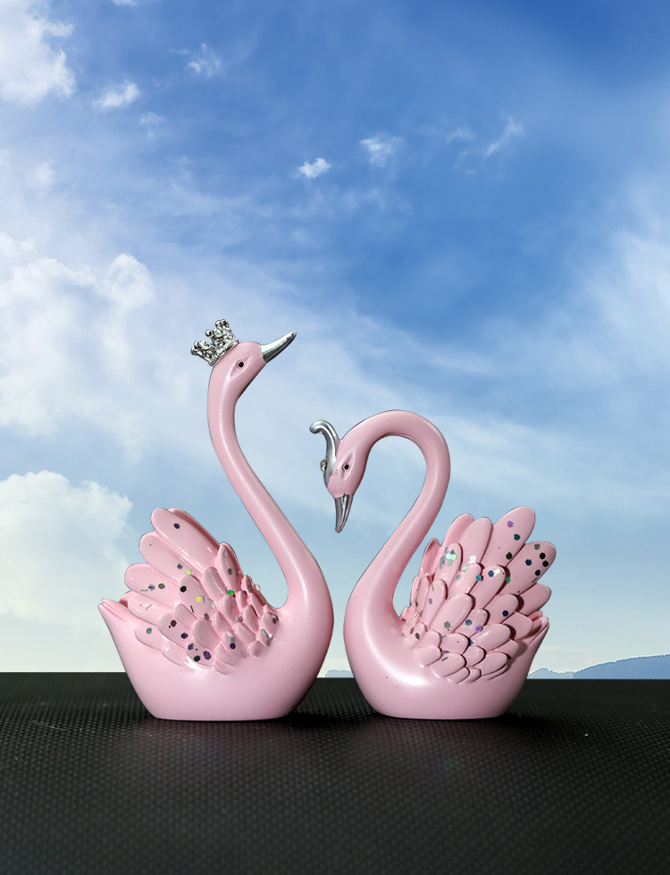 汽车摆件镶钻天鹅情侣高档香水座车载车内饰品女神款网红女士装饰详情15