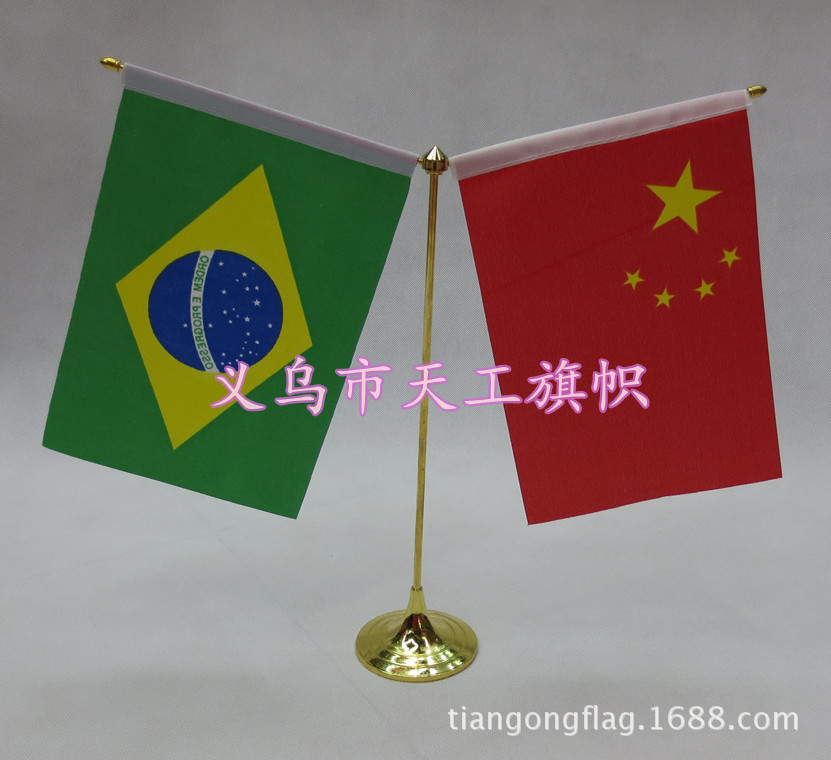 Factory direct sales of single-pole table flag stands, 30cm high, negotiation, custom-made flagpoles, production of colorful flags, supply of national flags pic 12